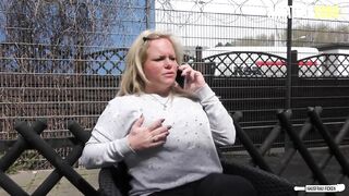 HAUSFRAUFICKEN - German BBW Wife Gets Her Soaked Cunt Screwed - AMATEUREURO