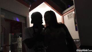 Amber Ivy taking ebony