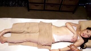 Mosaic; College Cutie reluctant climax by Masseur
