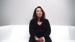 Bulky woman with natural bazookas, Pavla is toying her snatch with a sex-toy in advance of getting screwed