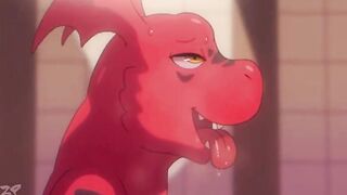 Reenamon X Guilmon