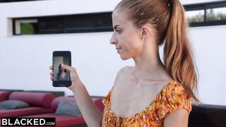 BLACKED Emelie gets her own back on cheating BF with 2 giant BBCs