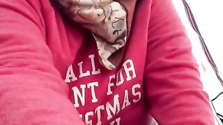 Milkymama camping in tent squirting & playing with milk engorged tits