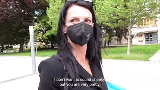 CzechStreets - Mother I'd Like To Screw walking in public with sex-toy