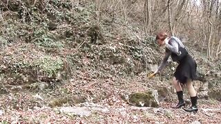 Italian woman with red hair is cheating on her husband and enjoying every single second of it