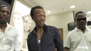 Four ebony boyz screwing a mother i'd like to fuck