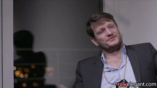 MILF babe assfucked during interrogation