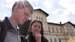 HUNT4K. chap fucking a hawt babe in front of her bf