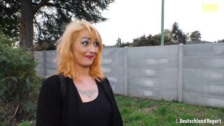 AMATEUREURO - Tattooed German Mercedes Boode Sucks Penis And Gets Screwed On The Daybed