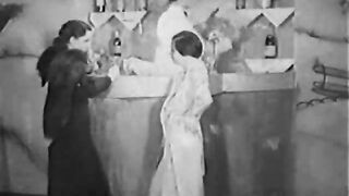 DELTAOFVENUS - Antique Porn 1930s - FFM 3-Some - Nudist Bar