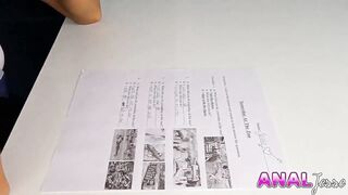 Naughty Asian Schoolgirl Roleplay Anal