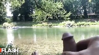 Outdoor Flash Gals In Raft