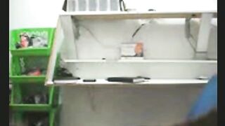 Hawt Blonde Sucks A Colleague At Work