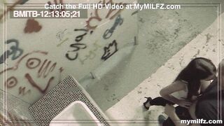 Tiffany Doll Banged in a Public Water Closet