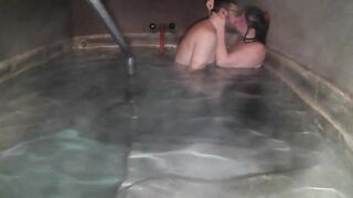 Private Spa.. With people right next to us