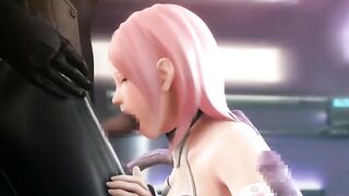 CG animated space hotty screwed by tentacles