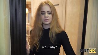 Debt4k Young Debt Collector Throws A Le