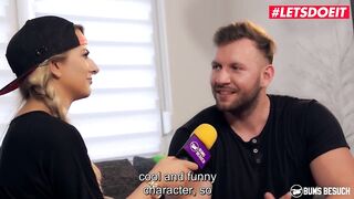 BUMSBESUCH - JOSY BLACK GERMAN PORNSTAR HAS INTERRACIAL SEX WITH AMATEUR MAN - LETSDOEIT