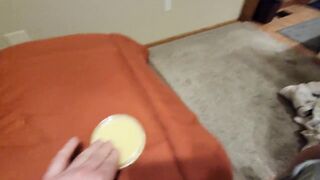 Pregnant Stepmom seduces boy and gets fucked with creampie