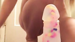 Sex Tool in my taut rectal hole