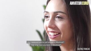 Casting Francais - Small Breasts Teen Lilly Hall Casting For Porn - LETSDOEIT