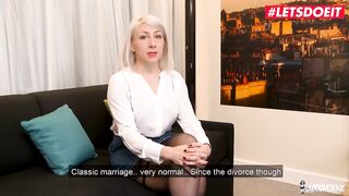 LETSDOEIT - Aged Bitch Julie Holly Wishes two Cocks At The Same Time In Her