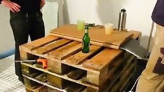 SICFLICS - Amateur wife fisted by 2 builders