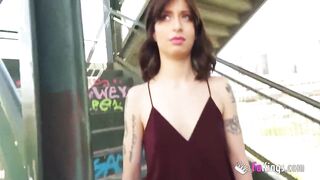 Silvia gets her ANAL DEBUT with a BLACK RAMROD