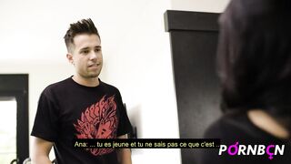 4K Fucking the mother of my friend a milf with big melons / FRENCH SUB