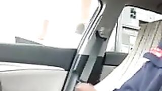 car dickflash for hotty at gas station