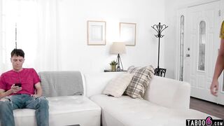 Stepson sabotages his MILF stepmom Ryan Keely’s date plans