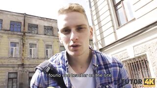 TUTOR4K Chap has hot sex with slim mature coach who wanted to fool him