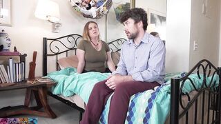 Stepsister teaches stepbrother how to find sex holes and screw