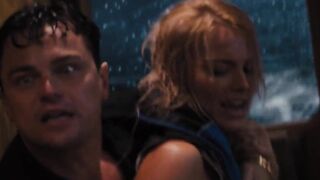 Margot Robbie exposed - 'The Wolf of Wall Street' - boobs, vagina, booty, sex, upskirt, full frontal