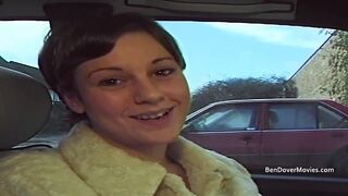 British brunette, Katy would like to have sensual anal-act of love until she ends up moaning from pleasure