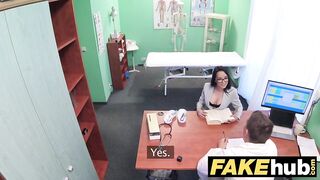 Fake Hospital Doctors thick shlong stretches hot Portuguese vagina lips