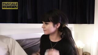 Holy Machiavelli is having hardcore sex with Pascal, during the time that his wife is without town