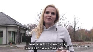 Busty golden-haired Mother I'd Like To Bang fucks in public