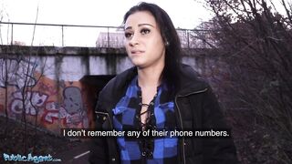 Public Agent stranded bitch klaudia diamond screwed hard for money