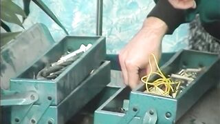 Older woman is having casual sex with a car mechanic, during the time that her husband is without town