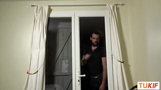 French lady, Pauline Cooper is having casual sex with a younger stud, in her bedroom