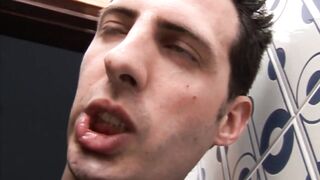 Mature golden-haired woman is having anal invasion with her step- son and enjoying it a lot