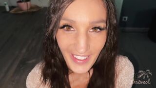 Passionate bang between real couple and FACIAL countdown - AMATEUR SEXTWOO