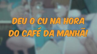 Banged up at breakfast time!