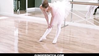 Enjoyable ballerina likes to have casual sex in the studio, instead of having a dance rehearsal