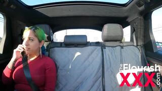 Spanish Barbie fucks her Uber driver preview!! Full scene on RED