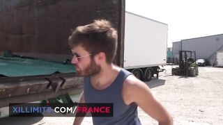 Anal fuck with a big breasts brunette