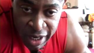 Black Wench Captured on a Hidden Camera Pushed by a BBC Ebony Black Cumsho