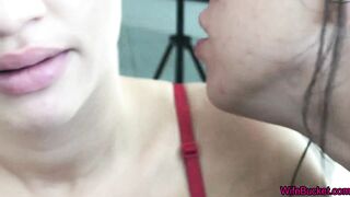 Wife Porn submitted by WifeBucket - this lucky husband's wife invited her almost any worthy girlfriend for a three-some and to share his cum