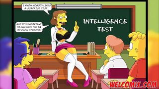 Fucking the college professor and dean! Intelligence test! The Simptoons